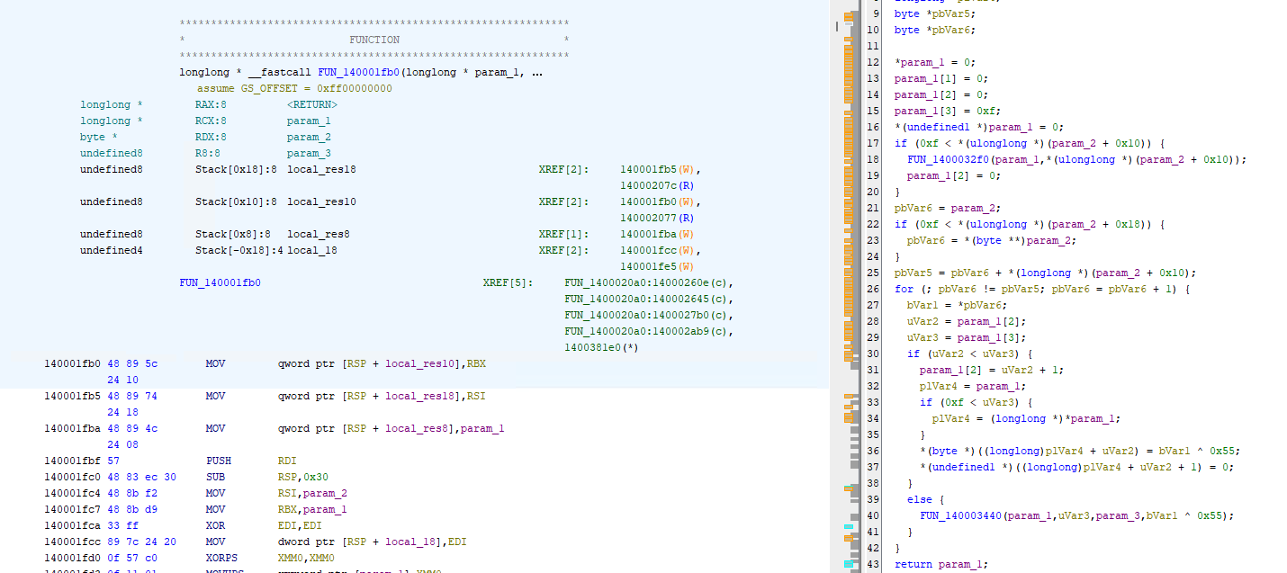Function to Debofuscate